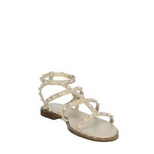 Sandalo piatto beige da ragazza Patrizia Pepe J3717.02 con dettagli a borchie e cinturini - Product Image 5
