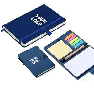 Wholesale Customized Logo Hardcover for Office Business Promo Gift Colorful Pu <b>Leather</b> Cover A6 Notebooks - Product Image 1