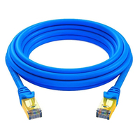 Dalam ruangan Cat6 Cat6A Cat7 Cat8 SFTP kabel Patch 1M 2M 5M 10M 20M 25M 30M 50M Ethernet LAN jaringan Jumper kabel komunikasi