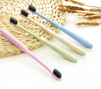Cepillo de Dientes de Microfibra Monofilamento Ecológico Lula Beauty, Cepillo de Dientes Biodegradable y Compostable para Niños y Adultos
