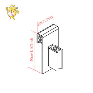 LAOHAMA factory sign <span class=keywords><strong>holder</strong></span> supporto in plastica clip sign grip per ripiano - Product Image 3