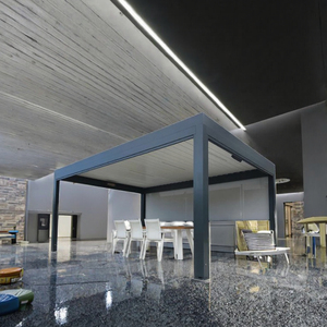 Pergola in alluminio puro Pergola giardino Setup 8x8 impermeabile sostenibile personalizzato - Product Image 2