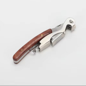 Bán Buôn Đa Chức Năng Rượu Vang Nút Chai Mở Dễ Thương Xách Tay Thép Không Gỉ Bằng Gỗ Rượu Vang Thanh Công Cụ Tùy Chỉnh Kích Thước Cụ Mở - Product Image 1