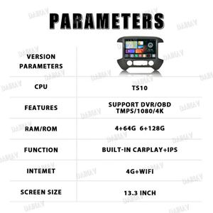 Autoradio Android 13 avec écran 13,3 pouces pour Chevrolet Silverado GMC Sierra 2013-2020, lecteur multimédia GPS, unité centrale automobile - Product Image 5