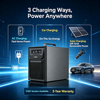 Système d'énergie solaire portable de qualité supérieure en ABS, 500W, 600W, 1000W, 1500W, 2000W, 3000W, avec batterie LiFePO4, station d'énergie solaire