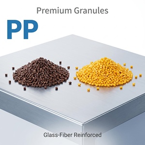 Granulés de PP renforcés HB, certifiés ISO9001, sans halogène, ignifuges, qualité injection pour appareils électroménagers - Product Image 1