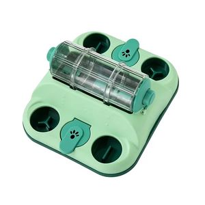 Dispensador Interactivo de Golosinas para Mascotas, Juguete Giratorio de Alimentación Lenta, Rompecabezas para Gatos y Perros, Entrenamiento de Inteligencia, Esconde Comida - Product Image 1