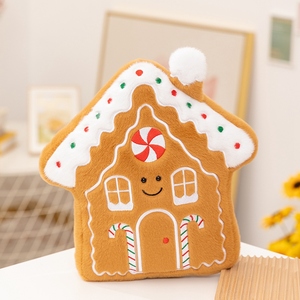 Almohadas <span class=keywords><strong>de</strong></span> Peluche con Diseño <span class=keywords><strong>de</strong></span> Galleta <span class=keywords><strong>de</strong></span> Jengibre, Tela Suave, Perfectas como Decoración Acogedora para el Hogar y Regalos Festivos Encantadores para Todos - Product Image 5