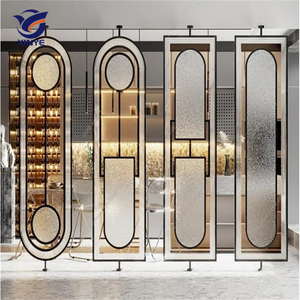 Custom Oval Metal Separator Partition Panel Stainless Steel Trennwand <strong>Screen</strong> &amp; <strong>Room</strong> <strong>Divider</strong> <strong>for</strong> Office Lobby Dining <strong>Room</strong> Hall - Product Image 6