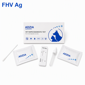 FHV Ag Schnelltest-Kassette Felines Herpesvirus <span class=keywords><strong>Antigen</strong></span> CatEye Nasenabstrich Großpackung Wettbewerbsfähiger <span class=keywords><strong>Preis</strong></span> 10 Tests - Product Image 1