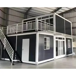 Modern Design Shipping Sandwich Panel House Low Cost Easy To Assemble Prefabricated Construction Flat Pack Site Office