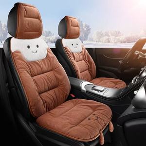 Cojines para Asientos de Coche - Cojines de Invierno para Mayor Calidez. Universal para el <span class=keywords><strong>Asiento</strong></span> del <span class=keywords><strong>Conductor</strong></span> Principal. Sensación Lujosa y de Alta Gama. - Product Image 3