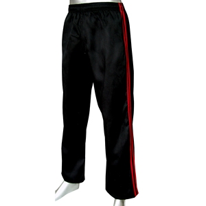 Pantalon d'arts martiaux à taille élastique avec cordon de serrage, 6oz CVC pour l'entraînement aux arts martiaux - Product Image 2