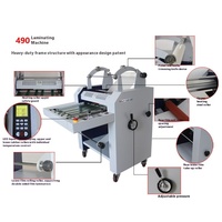 Machine à plastifier automatique à froid et chaud Wuhao 720 rouleau en acier A3 ceinture graphique Anti-curling coupe enroulement automatique personnalisé