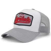 Vente en gros de haute qualité Design personnalisé broderie Patch Logo hommes à la mode 5 panneau chapeau coton maille casquette de camionneur OEM Sports Gorras