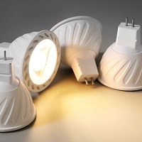 Mini-spots LED 5W/7W/9W en plastique et aluminium, culot MR16/GU5.3/GU10, angle de faisceau 24/38°, IP20, encastrables