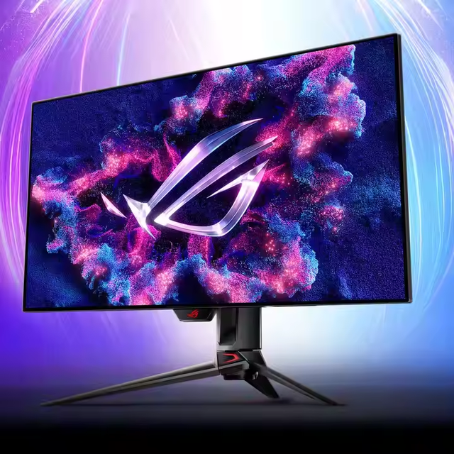AS-US ROG Swift OLED PG32UCDP Eye-friendly Gaming Monitor 32inch , 3WOLED ,DUAI MODE(4K 240Hz and FHD 480Hz), 0.03 Ms (GTG),