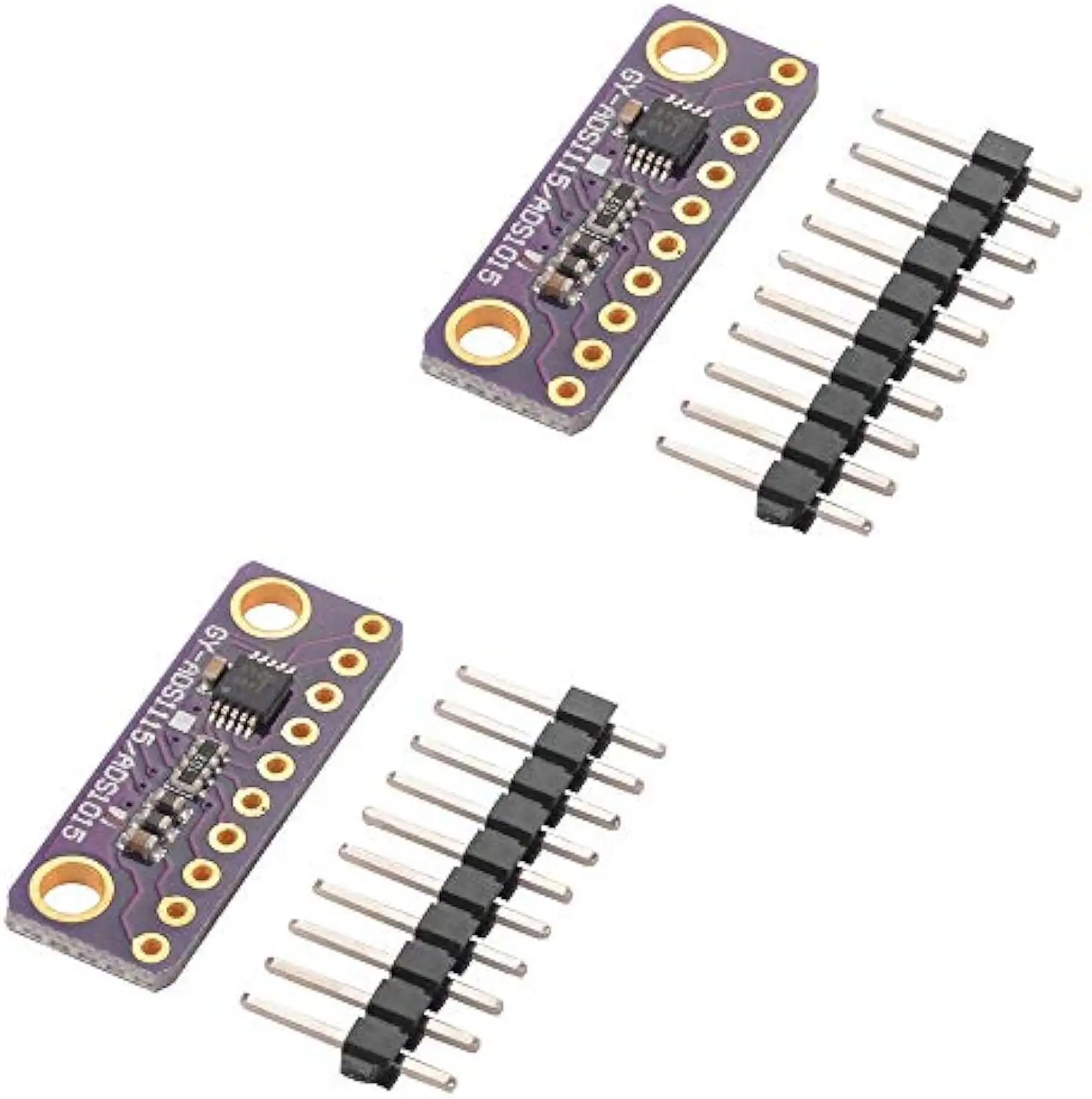 Aismartlink 16 o canal I2C ADS1115 do bocado 4/ADS1015 do desenvolvimento do ADC do módulo com o amplificador programável do ganho