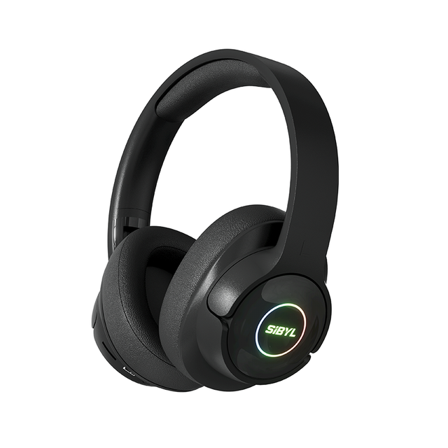 Sibyl Headphone ENC Headset ENC ANC Headphones Gaming Headband Sound Gaming Gamer Headset Headphones for Pc Game