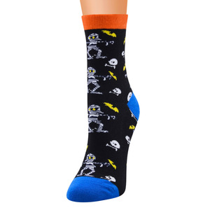 Crew Winter Halloween Horror Crazy Nouveauté Chaussettes Crâne Grande Bouche Momie Motif Trick or Treat - Product Image 4