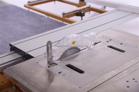 Scie à panneaux horizontale miniature réglable pour bureau, avec moteur 220V 3KW, pour le travail du bois, du PVC et du MDF