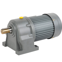 Moteur à engrenages AC de petite taille de haute qualité, 1,5 CV, triphasé, moteur à induction industriel avec réducteur