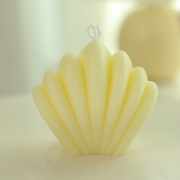 Bougie pour décoration de maison Senteurs personnalisés Cire végétale Aroma Art Bougie en forme de coquille de mer pour cadeau