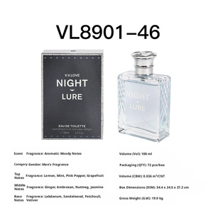 <span class=keywords><strong>Perfume</strong></span> para <span class=keywords><strong>Hombre</strong></span>, Colonia de 100 ml, Eau de Toilette de Larga Duración, Aroma Amaderado con Bergamota, Oud, Pachulí y Sal Marina, para Uso Diario, 3-7% - Product Image 4