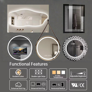 XHS OEM 43 55 pouces Android Workout Intelligence artificielle miroir <span class=keywords><strong>Photo</strong></span> interactive exercice magique illuminé - Product Image 4