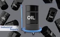 Chariot de manutention industriel en acier inoxydable à quatre roues avec poignée réglable, personnalisable OEM, multi-usages pour fûts et barils – Meilleure vente au Royaume-Uni