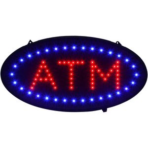 ATM <b>board</b> LED bank window decoration <b>light</b> automatic teller machine indicator <b>light</b> ambient <b>light</b> luminous sign display <b>board</b> - Product Image 2