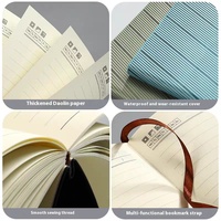 2025 nouveau cahier en cuir A5, journal de bureau personnalisable, cadeau promotionnel, journal de journal d'affaires Portable