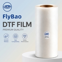 Rouleaux de film DTF à haute transfertabilité GRS DTF PET, film en rouleau 60cm 30cm format A3, matériau de transfert thermique mat pour l'impression sur vêtements