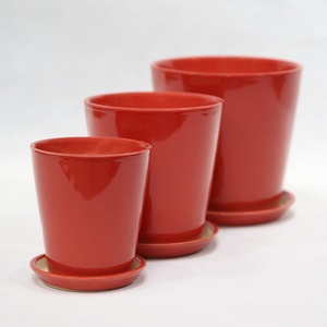 กระถางดอกไม้เซรามิกดีไซน์ทันสมัย ชุดอุปกรณ์ครบครัน ผลิตโดยโรงงานมืออาชีพ เหมาะสำหรับใช้ในบ้าน สำนักงาน สวน หรือวางบนชั้นวางสินค้า - Product Image 6