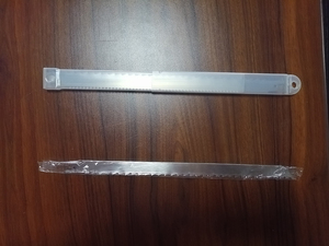 Lames de <span class=keywords><strong>scie</strong></span> alternative industrielles OEM pour la découpe de <span class=keywords><strong>viande</strong></span>, en acier inoxydable, longueur 12 pouces - Product Image 4