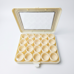 Ensemble de moules à bijoux en plastique SUNTOOLS/STIPL modèle 714C avec 20 boîtes rondes pour la fabrication de bijoux DIY - Product Image 1