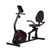 Vélo de fitness couché intérieur révolutionnaire 8 niveaux de confort résistance magnétique expérience d'entraînement de gymnastique ultime pour un usage domestique