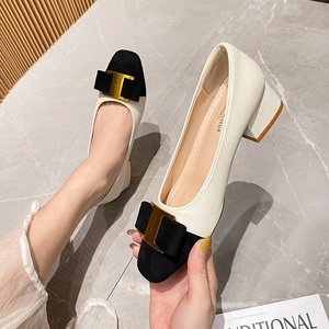 Nuove <span class=keywords><strong>Scarpe</strong></span> da Donna Primavera-Autunno 2025 in Stile Francese, Tacchi Alti in Morbida Pelle, <span class=keywords><strong>Eleganti</strong></span> Décolleté con Tacco Sottile per Lavoro e Ufficio - Product Image 2