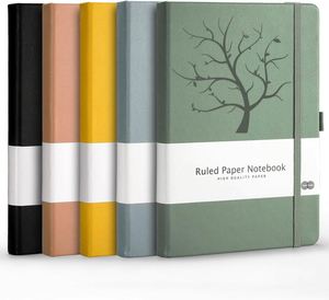 High Quality School Note 100-Sheet Pu Leather Hardcover A5 Lined <b>Journal</b> Notebook Customizable Digital Printing Memo Thread - Product Image 4