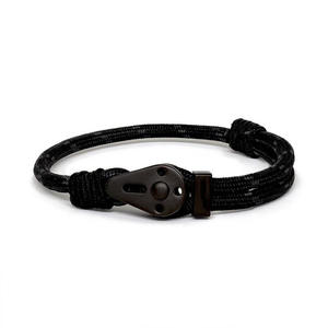 Locomotive hommes Punk Rock téléphérique boucle <span class=keywords><strong>Bracelet</strong></span> réglable nautique corde Bracelets <span class=keywords><strong>montagne</strong></span> Camping boucle accessoire <span class=keywords><strong>Bracelet</strong></span> - Product Image 4