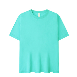 Camisetas en blanco de algodón de lujo: Impresión de logotipo personalizado, ropa de calle, camisetas novedosas para hombre - Product Image 1