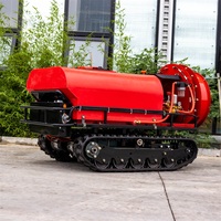 Máquina sobre orugas Control remoto Pulverizador de niebla Equipo de pulverización agrícola