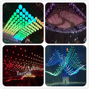 Orbis Fly Entertainment Spectacle Scénique Plafond Cinétique DMX Design Moderne Boules de Levage Orbs Lumières LED - Product Image 6