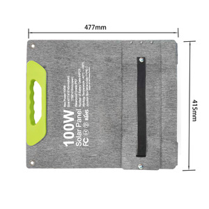 Panel <span class=keywords><strong>Solar</strong></span> Plegable de Silicio Monocristalino Phoebus PFSP100W de 100W y 32V, MPPT, 23% de Eficiencia, Almacenamiento de Energía Móvil - Product Image 4