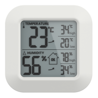 Thermo-hygromètre numérique LCD YT6910 à vente directe du fabricant avec indice de protection IP68 et certification CE ROHS