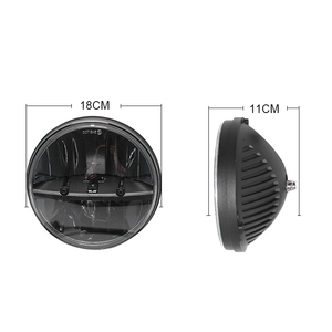 Faro LED de 7 Pulgadas y 30W con Reflector, Luz Alta/Baja, Señal de Giro, 12v, para <span class=keywords><strong>Jeep</strong></span> <span class=keywords><strong>Wrangler</strong></span> JK y Harley, <span class=keywords><strong>Precio</strong></span> al por Mayor - Product Image 2