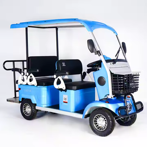 Nouveau modèle de scooter électrique à 4 roues pour personnes âgées, vélo familial électrique 800W, tricycle 4 places - Product Image 3