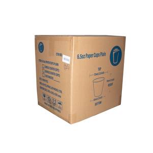 Taza de café S blanca con pared ondulada de la UE de 6,5 oz de calidad ecológica, taza de papel ondulado desechable para bebidas, té de la leche, bebidas de Filipinas - Product Image 5