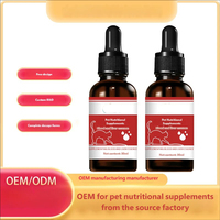 Complément Nutritionnel pour Animaux de Compagnie : Essence Hémoglobine Hépatique Liquide 30ml – Formule Multivitaminée à Action Prolongée, Absorption Rapide, Soutien Immunitaire