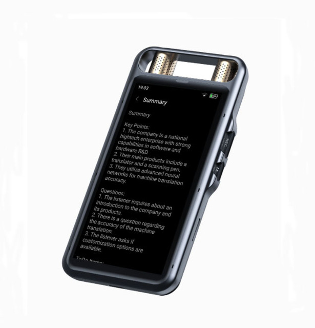 2000 MAH Battery HD Noise Reduction Cloud Storage Online Transcription M5 Smart AI Voice Recorder